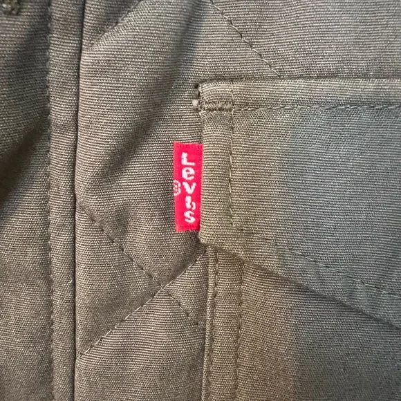 NWOT: Levi's Men's Cotton Diamond Quilted Jacket - Picture 3 of 6
